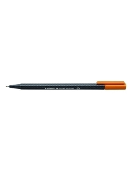 ROTULADOR FIBRA STAEDTLER  334 TRIPLUS FINELINER   MARRON