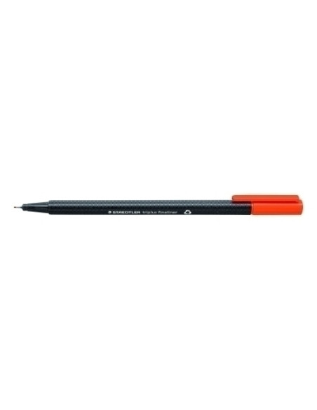 ROTULADOR FIBRA STAEDTLER  334 TRIPLUS FINELINER   NARANJA