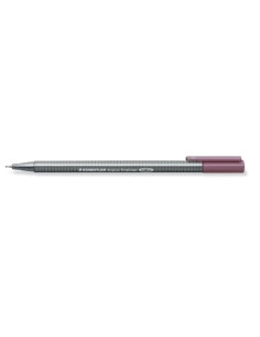ROTULADOR FIBRA STAEDTLER  334 TRIPLUS FINELINER   ROJO OSCURO