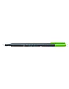 ROTULADOR FIBRA STAEDTLER  334 TRIPLUS FINELINER   VERDE CLARO