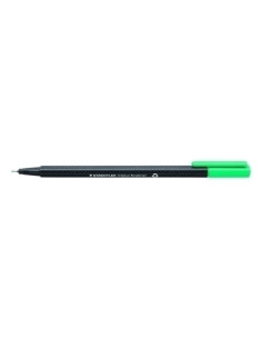 ROTULADOR FIBRA STAEDTLER  334 TRIPLUS FINELINER   VERDE ESMERALDA