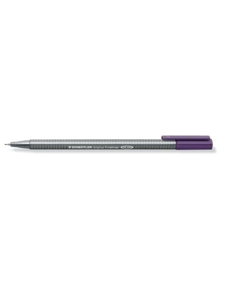 ROTULADOR FIBRA STAEDTLER  334 TRIPLUS FINELINER   VIOLETA ROJIZO