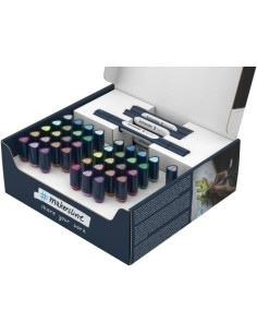 ROTULADOR FIBRA SCHNEIDER TWINMARKER PAINT-IT 040 SURT CAJA DE 52 PIEZAS