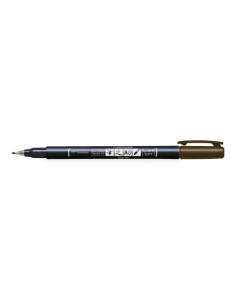 ROTULADOR TOMBOW CALIGRAFIA FUDENOSUKE PUNTA DURA MARRON