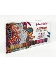 ROTULADOR FIBRA ALPINO COLOR EXPERIENCE DUAL ARTIST estuche de 72