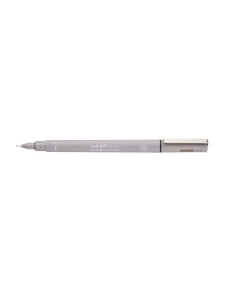 ROTULADOR CALIBRADO UNI-BALL PIN MANGA 01 mm GRIS CLARO