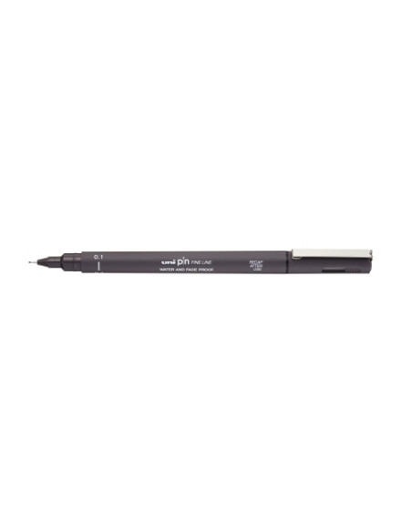 ROTULADOR CALIBRADO UNI-BALL PIN MANGA 01 mm GRIS OSCURO
