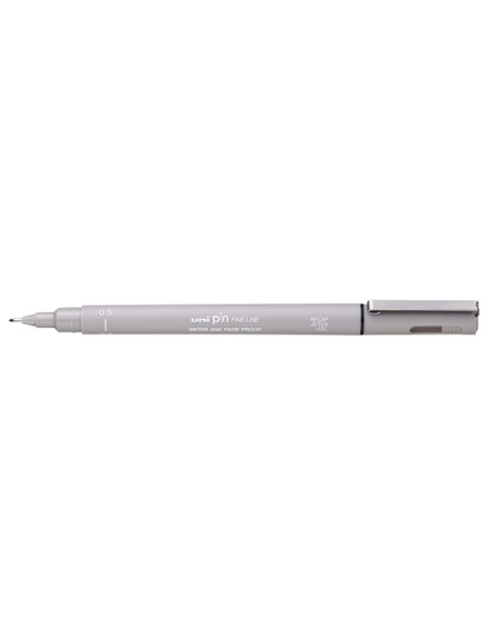 ROTULADOR CALIBRADO UNI-BALL PIN MANGA 05 mm GRIS CLARO