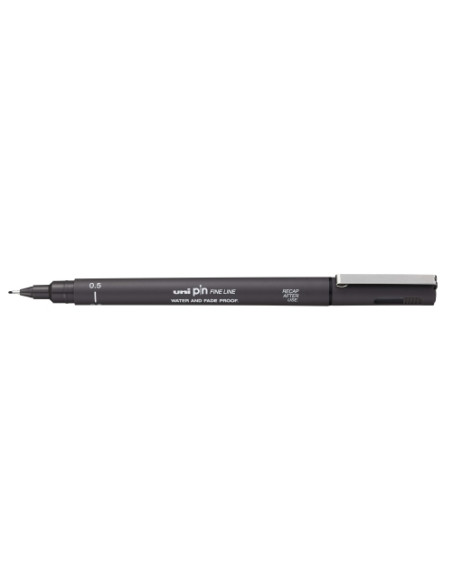 ROTULADOR CALIBRADO UNI-BALL PIN MANGA 05 mm GRIS OSCURO