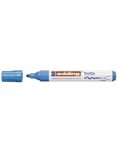 MARCADOR TEXTIL EDDING 4500  AZUL CLARO