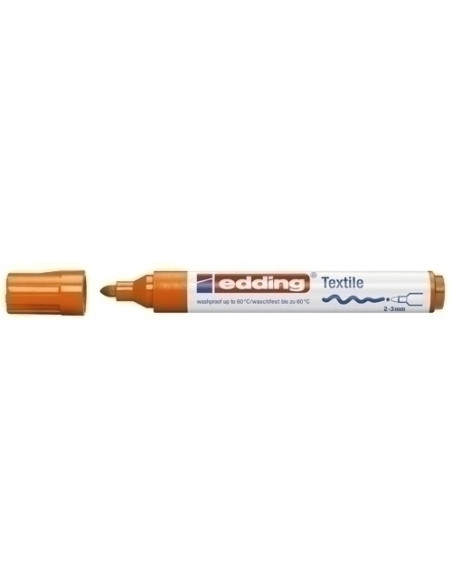 MARCADOR TEXTIL EDDING 4500  NARANJA