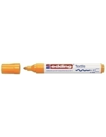 MARCADOR TEXTIL EDDING 4500  NARANJA NEON