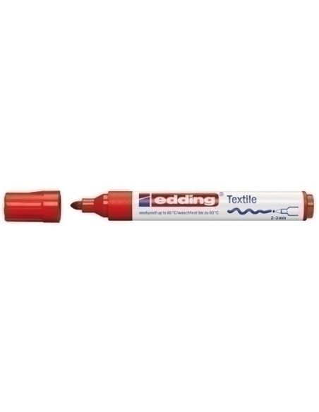 MARCADOR TEXTIL EDDING 4500  ROJO