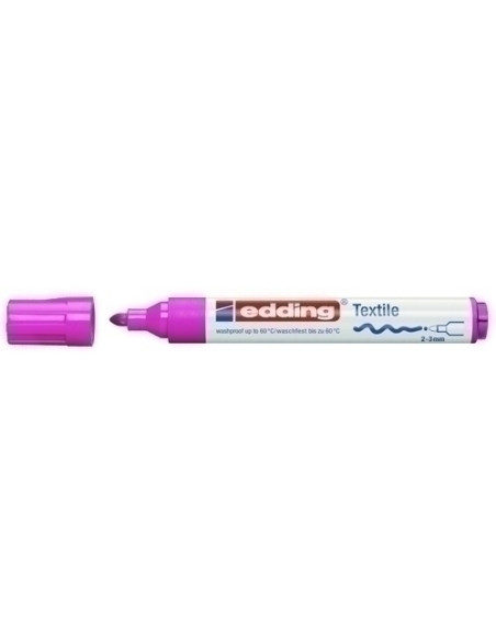 MARCADOR TEXTIL EDDING 4500  ROSA NEON