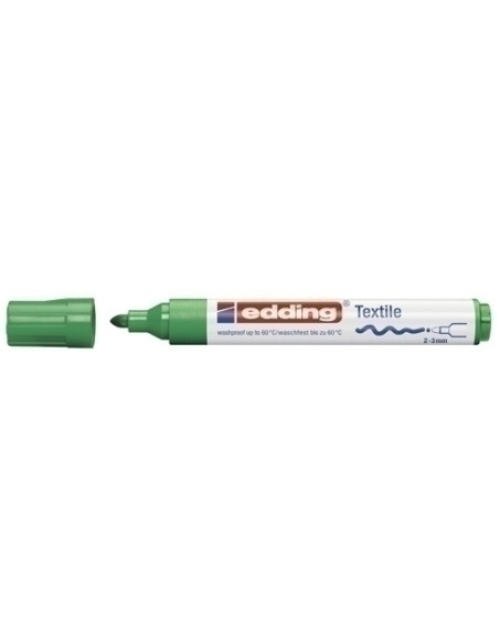 MARCADOR TEXTIL EDDING 4500  VERDE