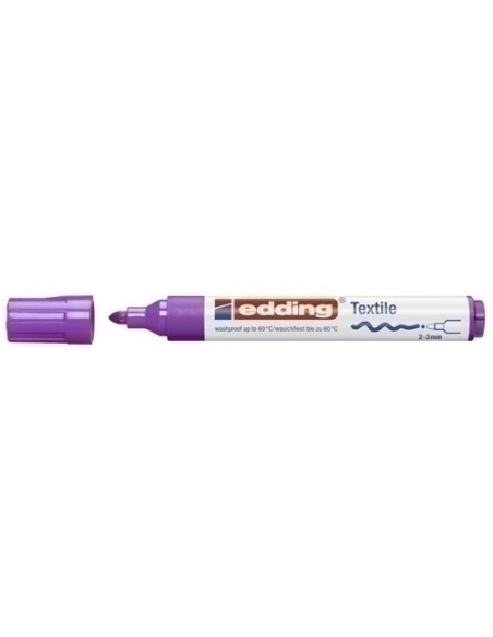 MARCADOR TEXTIL EDDING 4500  VIOLETA NEON