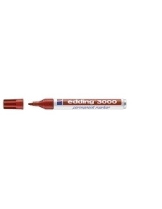 MARCADOR PERMANENTE EDDING 3000 CONICO  ROJO