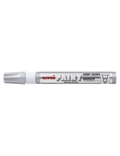 MARCADOR TOPACA PERM UNI-BALL PAINT MARKER 22 PX-20 SHINY  PLATA