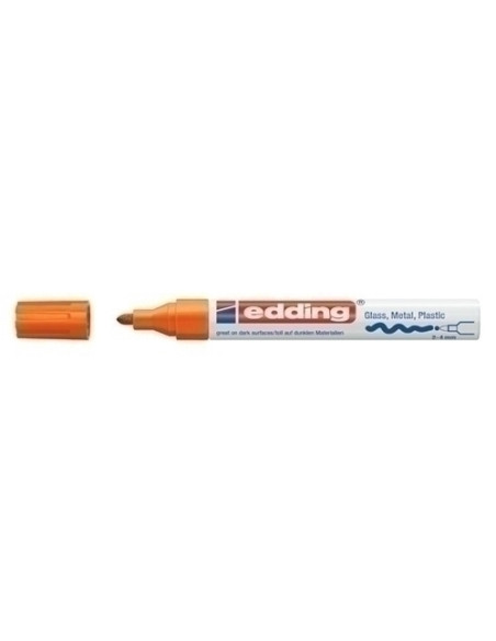 MARCADOR TOPACA PERM EDDING  750 CONICO NARANJA
