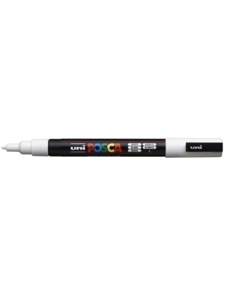 MARCADOR TOPACA NO PERM UNI POSCA  09 PC-3M  BLANCO
