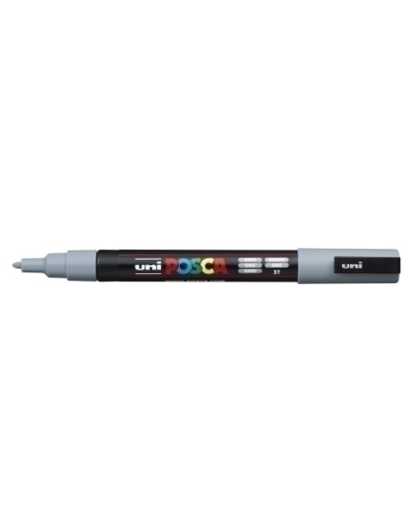 MARCADOR TOPACA NO PERM UNI POSCA  09 PC-3M  GRIS