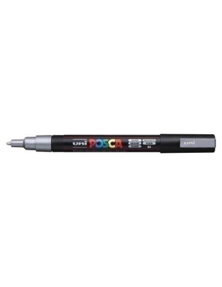 MARCADOR TOPACA NO PERM UNI POSCA  09 PC-3M  PLATA