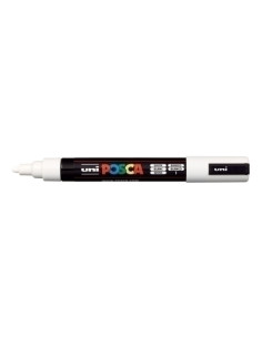 MARCADOR TOPACA NO PERM UNI POSCA  18 PC-5M  BLANCO