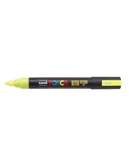 MARCADOR TOPACA NO PERM UNI POSCA  18 PC-5M  FLUOR AMARILLO