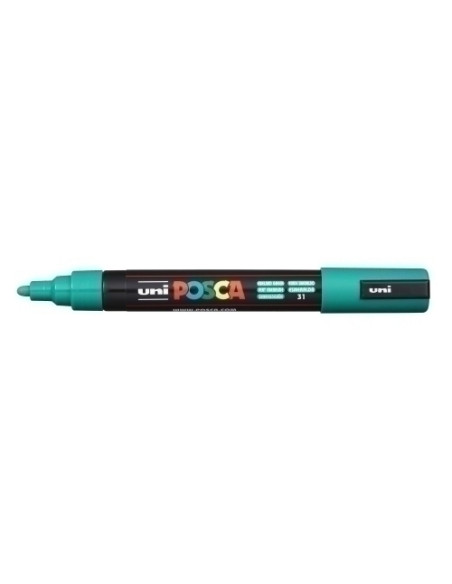 MARCADOR TOPACA NO PERM UNI POSCA  18 PC-5M  VERDE ESMERALDA