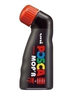 POSCA MARCADOR  MOP´R PC-22 NO PERMANENTE PUNTA REDONDEADA GOMAESPUMA 3-19 MM ROJO
