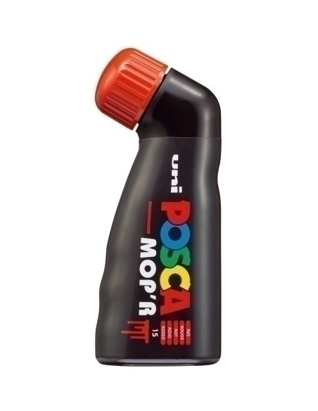 POSCA MARCADOR  MOP´R PC-22 NO PERMANENTE PUNTA REDONDEADA GOMAESPUMA 3-19 MM ROJO