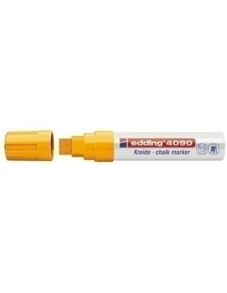 MARCADOR TIZA LIQUIDA EDDING 4090 BISELADO  NARANJA NEON