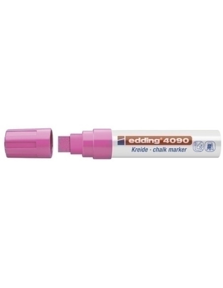 MARCADOR TIZA LIQUIDA EDDING 4090 BISELADO  ROSA NEON