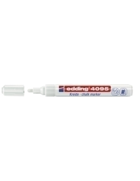 MARCADOR TIZA LIQUIDA EDDING 4095 CONICO BLANCO