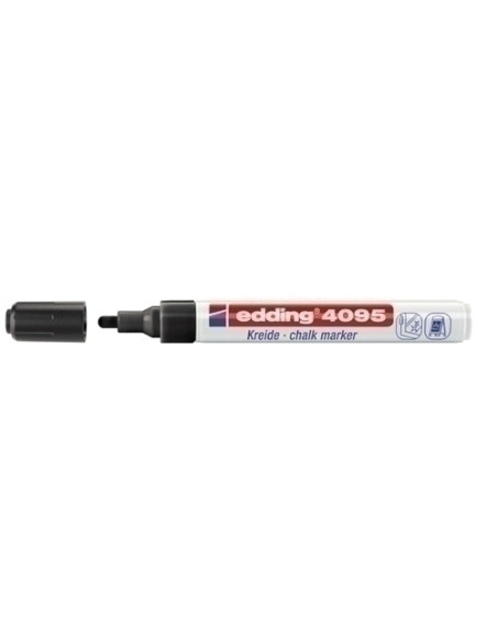 MARCADOR TIZA LIQUIDA EDDING 4095 CONICO NEGRO