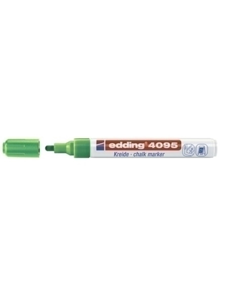 MARCADOR TIZA LIQUIDA EDDING 4095 CONICO VERDE