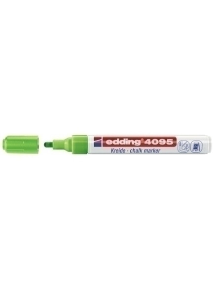 MARCADOR TIZA LIQUIDA EDDING 4095 CONICO VERDE CLARO