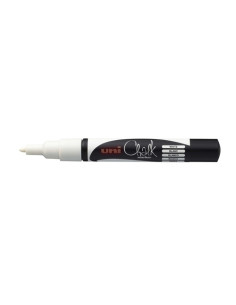 MARCADOR TIZA LIQUIDA UNI-BALL CHALK MARKER PWE-3MS 07 mm BLANCO