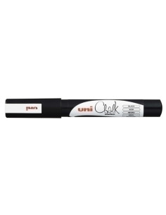 MARCADOR TIZA LIQUIDA UNI-BALL CHALK MARKER PWE-3MS 07 mm NEGRO