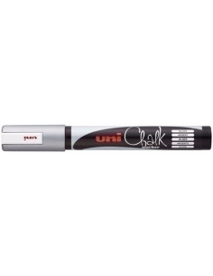 MARCADOR TIZA LIQUIDA UNI-BALL CHALK MARKER PWE-5M 18-25 mm PLATA