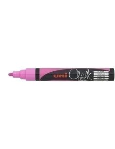 MARCADOR TIZA LIQUIDA UNI-BALL CHALK MARKER PWE-5M 18-25 mm ROSA