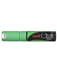 MARCADOR TIZA LIQUIDA UNI-BALL CHALK MARKER PWE-8K 80 mm VERDE