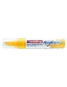 MARCADOR ACRYLIC EDDING 5000 BISELADO 5-10 mm AMARILLO TRAFICO