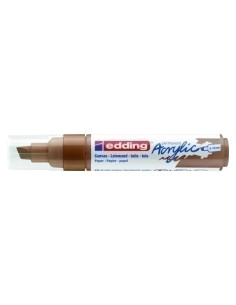 MARCADOR ACRYLIC EDDING 5000 BISELADO 5-10 mm AVELLANA
