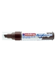 MARCADOR ACRYLIC EDDING 5000 BISELADO 5-10 mm CHOCOLATE