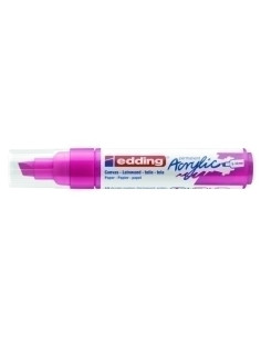 MARCADOR ACRYLIC EDDING 5000 BISELADO 5-10 mm MAGENTA
