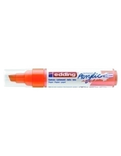 MARCADOR ACRYLIC EDDING 5000 BISELADO 5-10 mm NARANJA NEON
