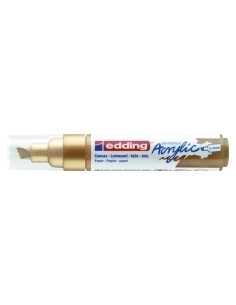 MARCADOR ACRYLIC EDDING 5000 BISELADO 5-10 mm ORO