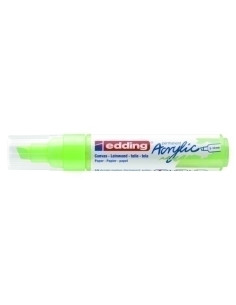 MARCADOR ACRYLIC EDDING 5000 BISELADO 5-10 mm VERDE PASTEL