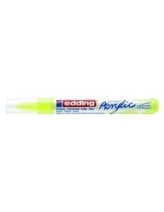 MARCADOR ACRYLIC EDDING 5100 CONICO 2-3 mm AMARILLO NEON